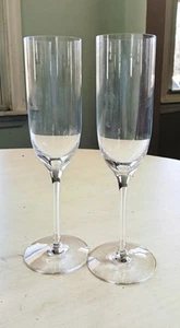 2 excelentes Tiffany & Co. Copas de champán de cristal de 9" de alto - Imagen 1 de 4