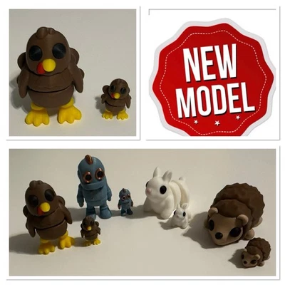 NEW! 3D Printed Articulated/Flexible Animals! Multiple Sizes! - Image 1 of 4