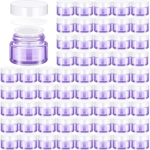 60 Stck. 1 Unze Glas Gläser mit Deckel Großpackung Salbendosen Klein Glas Kerze Kosmetik J... - Bild 1 von 7