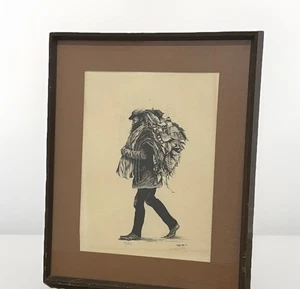 Vtg SIGNED, Framed 38/275 Limited Edition Lithograph by Laura Cobos 21.5”x18” - Picture 1 of 10
