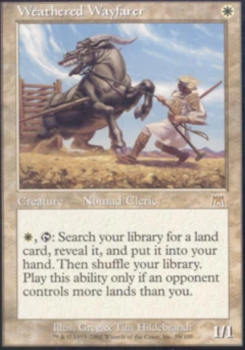 Weathered Wayfarer -Foil Medium Play MTG Onslaught - Image 1 of 1