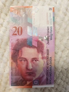 20 franków szwajcarskich banknot - Zdjęcie 1 z 2