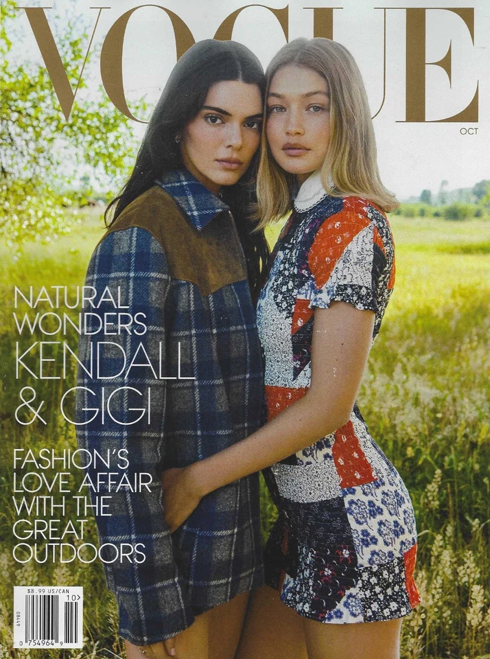 Vogue Magazine October 2025 Kendall & Gigi - Image 1 of 1