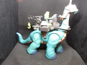 "Dinosaurio Fisher-Price Imaginext azul apatosaurus 11"" de alto - con jinete blindado" - Imagen 1 de 17