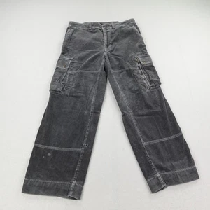 Pantalones Polo Ralph Lauren Vintage Para Hombre 36x30 Gris Pana Carga Sueltos Cordones Y2K ^ - Imagen 1 de 15