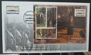 NEW ZEALAND 2002 Lord of the Rings First Day Cover Northpex 2002 - Picture 1 of 4