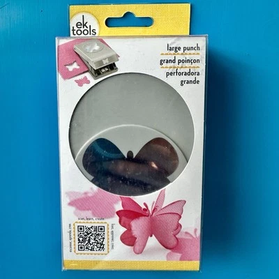 БОЛЬШОЙ ПЕРФОРАТОР БАБОЧКА Приблизительно 2-1/8 дюйма X 1-3/4 дюйма Размер перфорированного изображения Новые Ek Инструменты - Изображение 1 из 2