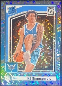 Discoteca Donruss Optic Rated Rookie 2024-25 vista previa #P-247 KJ Simpson Jr RC Hornets - Imagen 1 de 2