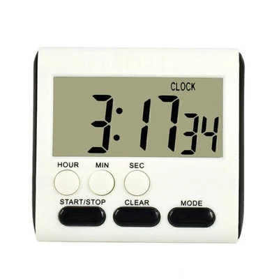 LCD Stunde Minute Sekunde Countup Countdown Digitaler Küchentimer Lauter Alarm - Bild 1 von 4