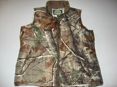 Chaleco Camuflado Cabela's Para Mujer Puffer Realtree Mediano Foto 1 de 4