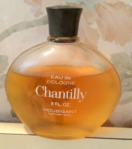 Chantilly Houbigant Eau De Cologne Perfume 8 oz Splash About 80% Full New York - Picture 1 of 3