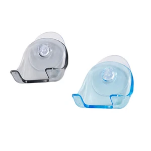 2PCS Razor Holder Suction Cup Hooks For Shower Razor Holder Bathroom Sucker - Picture 1 of 12