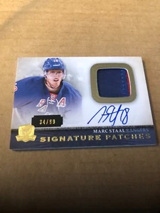 2013-14 The Cup Signature Patches #SPAA Marc Staal 34/99 - Picture 1 of 2