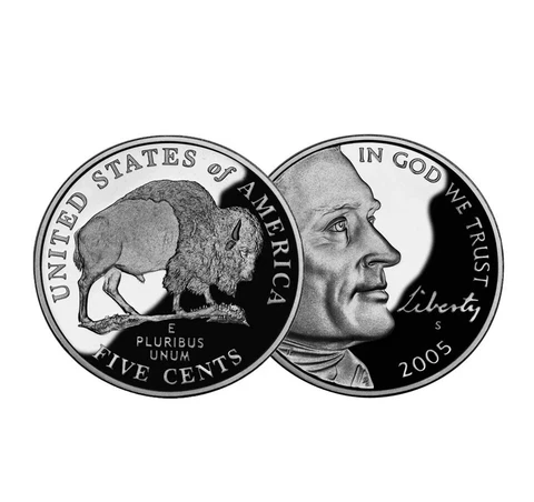 2005 S Jefferson Bison Nickel Proof DCAM Uncirculated Cover