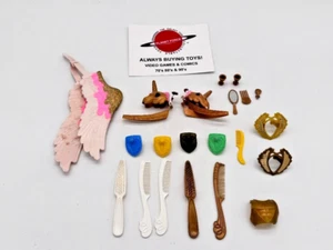1985 She-Ra Princess Of Power Parts Lot Vintage Brush Comb Shield Crystal Falls - Picture 1 of 2