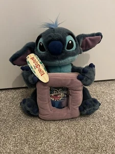 Official Disney Store Lilo And Stitch Plush Photo Frame Teddy Vintage With Tag - Picture 1 of 11