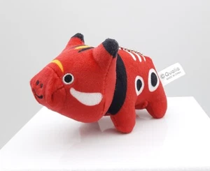 Qualia Bestia Divina Akabeko 3" mini portachiavi peluche Giappone - Foto 1 di 2