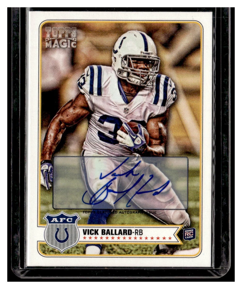 2012 Topps Magic Autograph #152 Vick Ballard Auto COLTS - Image 1 of 1