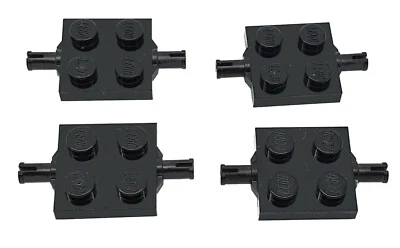 4 Stück LEGO Stein Achse, 2x2 mit zwei Pin, 460026, schwarz, NEU - Bild 1 von 2