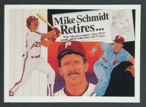 Tarjeta de béisbol Mike Schmidt 1990 Upper Deck #20 (NM) - Imagen 1 de 2
