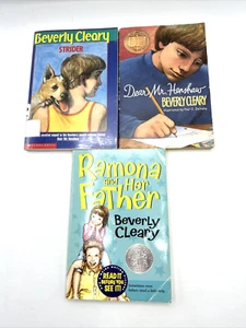 Beverly Clearly Paperback books- Strider,Ramona and her Father Lot of 3 - Picture 1 of 8