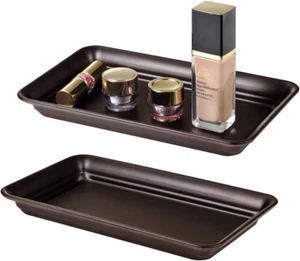 Vintage Farmhouse Decor Metal Vanity Tray(2 Pack),Countertop Guest Hand Towel St - Picture 1 of 12