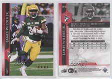 2021 Upper Deck CFL Red /165 James Wilder Jr #188