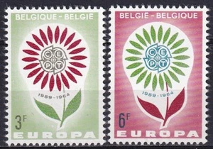 Belgium 1964 Yvert #1298/99 Europe CEPT MNH VF - Picture 1 of 1