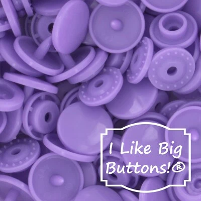 KAM Plastic Snaps: G99 Lilac Purple-Size 20/T5-No Sew Snap Buttons Sewing Crafts - Image 1 of 4