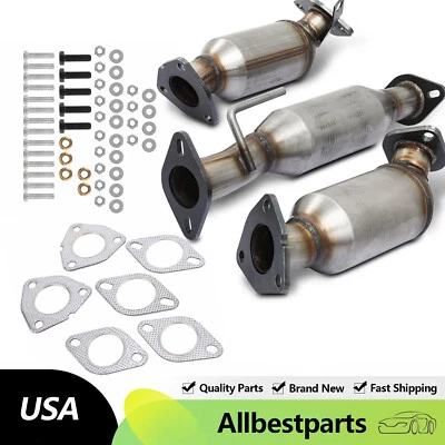 For Chevy Traverse / GMC Acadia / Buick Enclave 3.6L Catalytic Converter 3PCS - Image 1 of 4