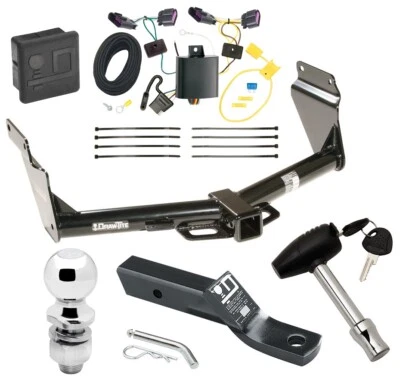 Engate de reboque de reboque para 14-24 Dodge Durango pacote de luxo fiação e bola de 2" + trava - Imagem 1 de 4