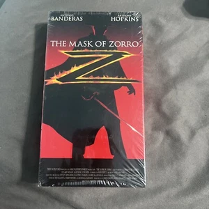 The Mask of Zorro (1998, VHS) Anthony Hopkins Antonio Banderas Vintage Sealed - Bild 1 von 6