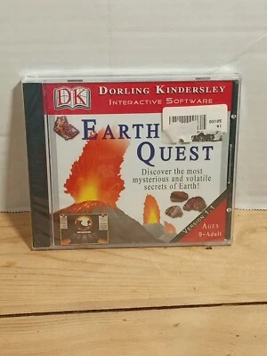 DK EARTH QUEST, VTG PC/MAC CD-ROM Educational Science NEW SEALED - Image 1 of 4