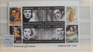 GIBILTERRA 1995 MNH Cinema Attori celebri - Foto 1 di 1