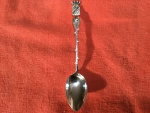 Petite cuillère de collection blason de Le Crotoy métal blanc - Foto 1 di 7