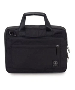 BUSINESS BAG carry on NERO invicta UFFICIO borsa CON MANICI porta computer 13" - Picture 1 of 1