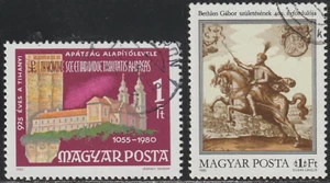 Hungary 1980 SC# 2638 - Benedictine Abbey # 2639 - Gabor Bethlen - CTO Lot # 293 - Picture 1 of 2