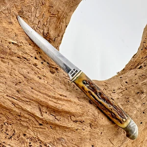 Case XX USA Bird and Trout Stainless Vintage Fixed Blade Stag Hunting Knife 165b - Picture 1 of 6