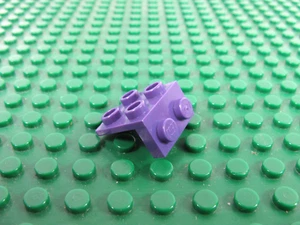 LEGO Dark Purple Bracket 1 x 2-2 x 2 w/2 Studs Top Knight Bus 4695 #44728 - Picture 1 of 2