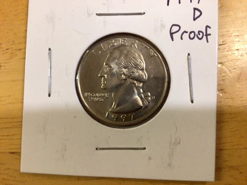1997 D Proof Washington Quarter, Estate Find, ~Last One ~ Cover