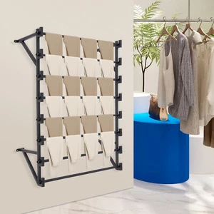 Wall Mounted Scarf Rack Modern Wall Display Rack Towels Storage Rack Indoor New - Picture 1 of 18