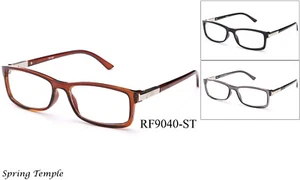 Bifocals Spring Hinged Reading Glasses Classic Retro Readers Quality Men Women - Picture 1 of 12