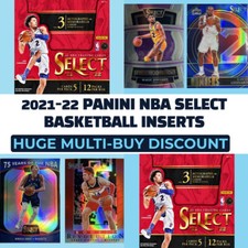 2021-22 Panini Select Basketball NBA INSERTS - Pick Your Card
