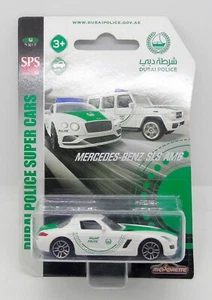38276 MAJORETTE / POLICE DUBAI EXCLU / SUPER CARS MERCEDES BENZ SLS AMG - Picture 1 of 1