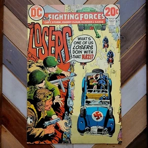 NUESTRAS FUERZAS DE COMBATE #140 FN (DC 1972) Kubert Losers Segunda Guerra Mundial Severin Gunner & Sarge - Imagen 1 de 4