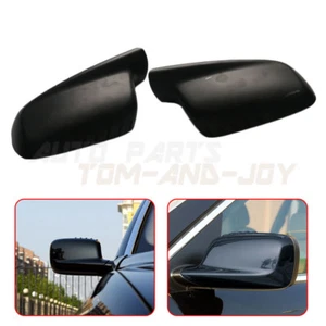 Door Mirror Pair Cover Trim Unpainted For BMW E46 323Ci 325Ci 328Ci E65 E66 - Bild 1 von 5