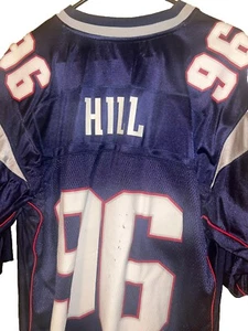 NFL Patriots Field Trikot #96 personalisiert auf Rückseite "HILL" HERREN XL siehe Fotos - Bild 1 von 9