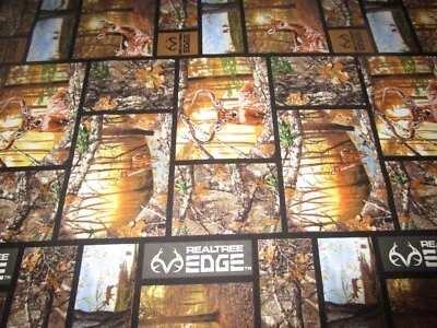 TELA BORDE ANIMAL ÁRBOL REAL - POR YARDA - ALGODÓN Foto 1 de 2