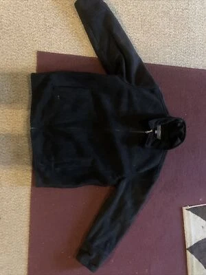 PERRY ELLIS Large Portfolio Mens  Black Faux Suede Fur Lined Winter Jacket - Image 1 of 4