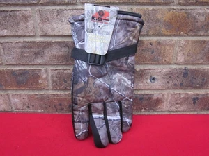 KENTUCKY TACTICAL SUPPLY CAMO WINTER HUNTING GLOVES MENS FLEECE LINED INSULATED - Picture 1 of 8